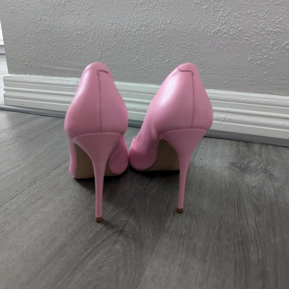 Steve Madden Pink Daisie Leather Pumps - Picture 4 of 6